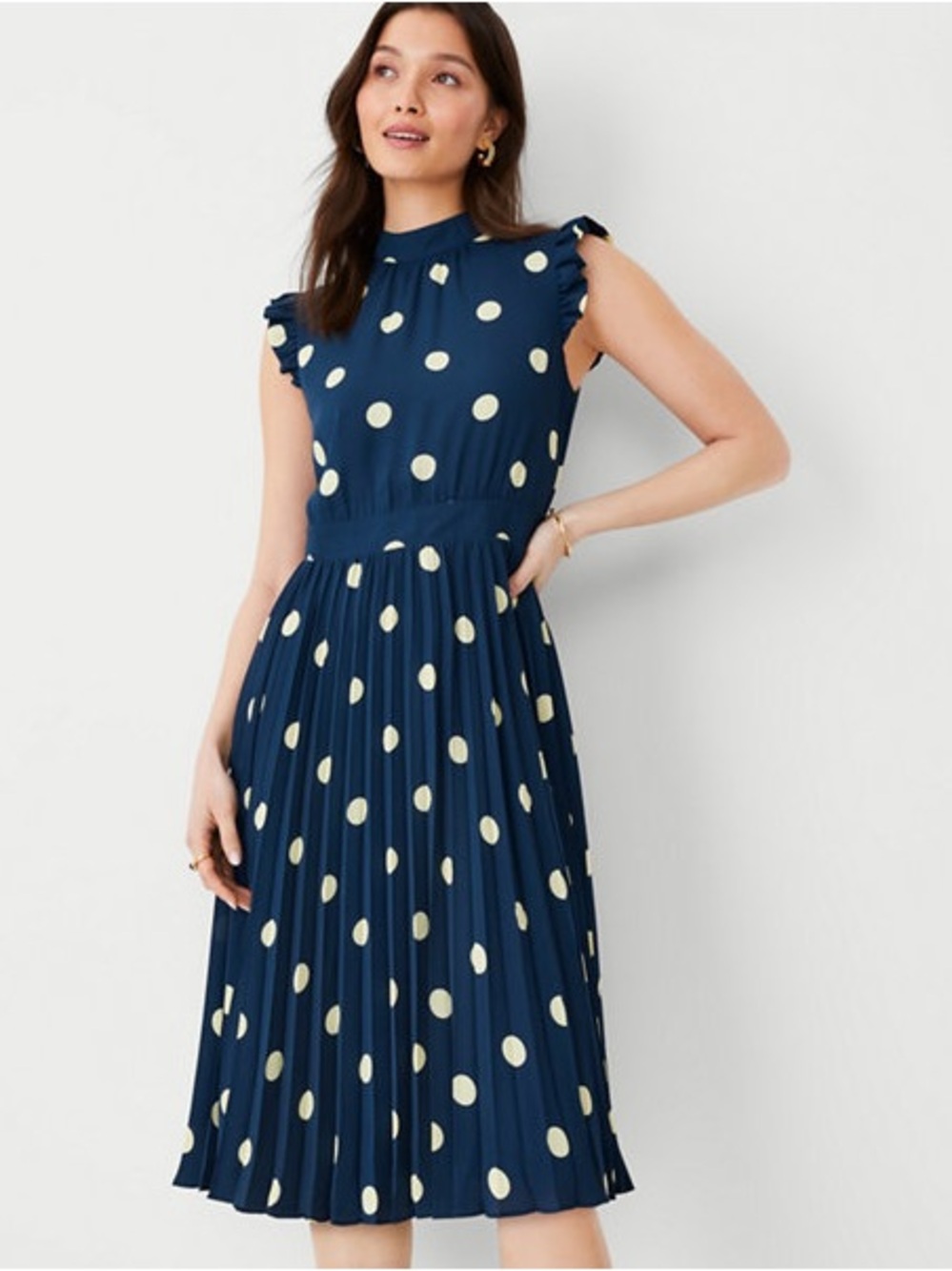 ANN TAYLOR POLKA DOT DRESS